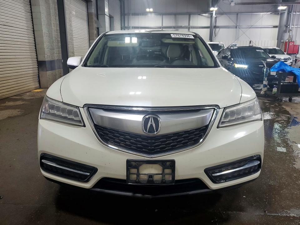 57678996 :رقم المزاد ، 5FRYD4H63FB026298 vin ، 2015 Acura Mdx مزاد بيع