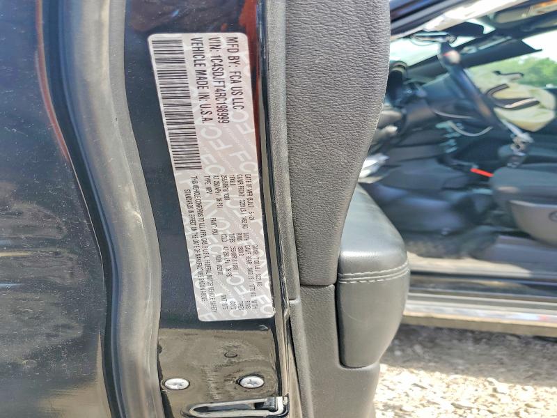 2024 Dodge Durango მანქანა იყიდება აუქციონზე, vin: 1C4SDJFT4RC198999, აუქციონის ნომერი: 57052456