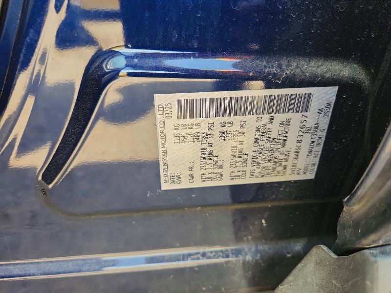 55615826 :رقم المزاد ، 5N1BT3BA8SC832657 vin ، 2025 Nissan Rogue مزاد بيع
