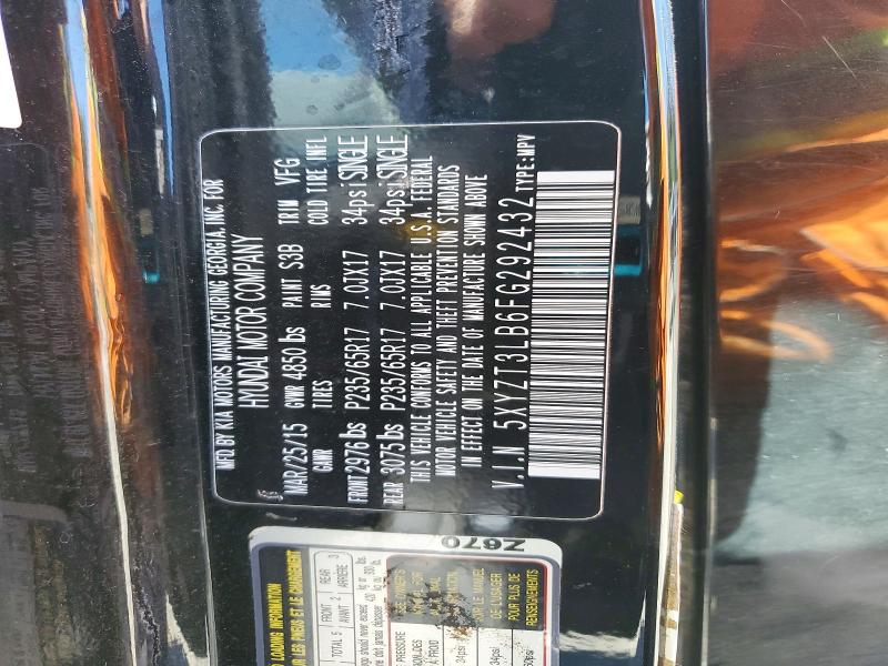 57714086 :رقم المزاد ، 5XYZT3LB6FG292432 vin ، 2015 Hyundai Santa Fe Sport مزاد بيع