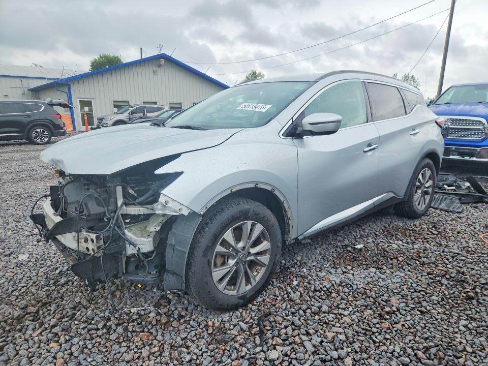 58613476 :رقم المزاد ، 5N1AZ2MH9JN102063 vin ، 2018 Nissan Murano مزاد بيع