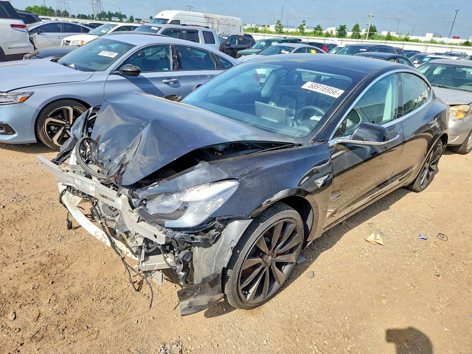 58916956 :رقم المزاد ، 5YJ3E1EC7LF646794 vin ، 2020 Tesla Model 3 مزاد بيع