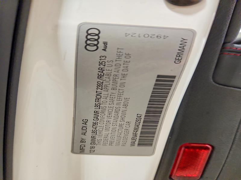 Продаж на аукціоні авто 2019 Audi A4, vin: WAUENAF4XKA029247, номер лоту: 57740816