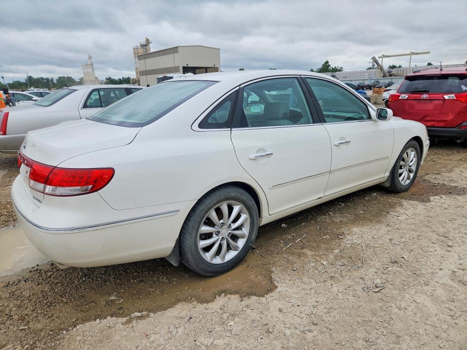 2007 Hyundai Azera მანქანა იყიდება აუქციონზე, vin: KMHFC46F97A209693, აუქციონის ნომერი: 58393306