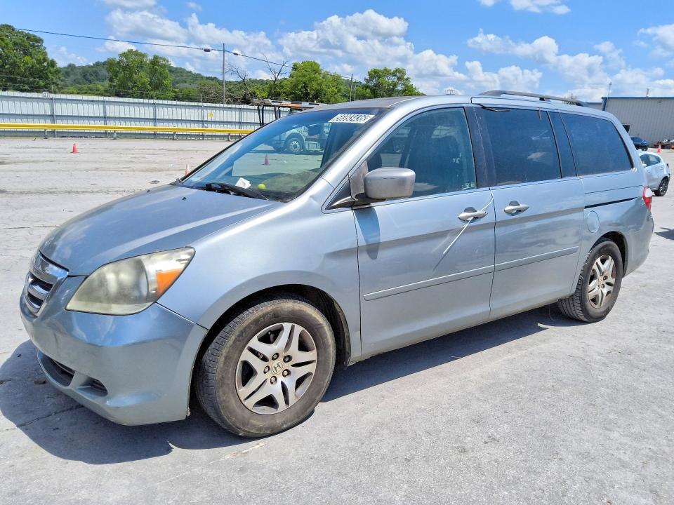 56993436 :رقم المزاد ، 5FNRL38787B012474 vin ، 2007 Honda Odyssey مزاد بيع