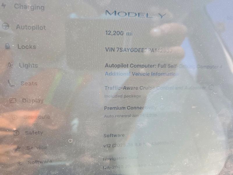Aukcja sprzedaży 2023 Tesla Model Y, vin: 7SAYGDEE2PA142937, numer aukcji: 55461516