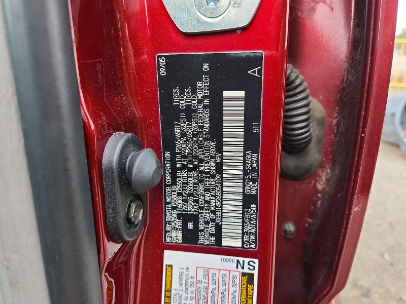 58241866 :رقم المزاد ، JTEBU14R268054109 vin ، 2006 Toyota 4runner مزاد بيع