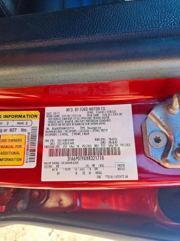 Aukcja sprzedaży 2017 Ford Fusion, vin: 3FA6P0T9XHR321710, numer aukcji: 54902496