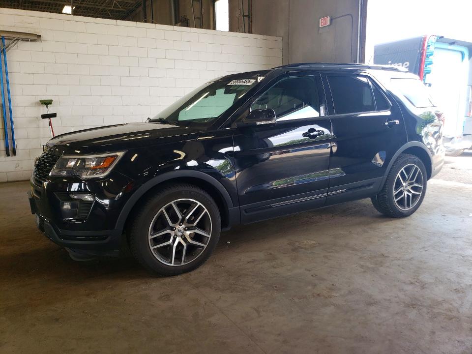 56855486 :رقم المزاد ، 1FM5K8GT3JGB89648 vin ، 2018 Ford Explorer مزاد بيع