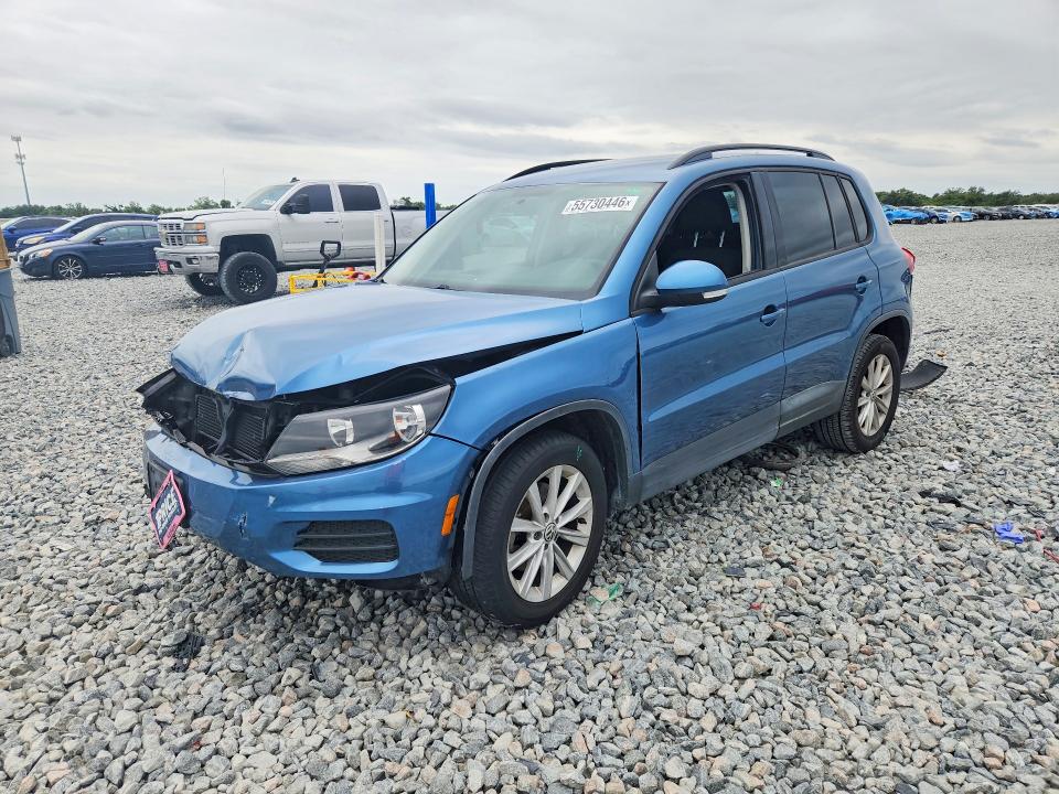 Продажа на аукционе авто 2017 Volkswagen Tiguan, vin: WVGAV7AX8HK045662, номер лота: 55730446