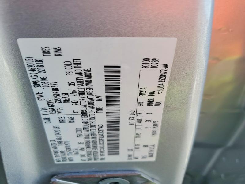 Продажа на аукционе авто 2015 Ford Escape, vin: 1FMCU0JXXFUA73743, номер лота: 57467036