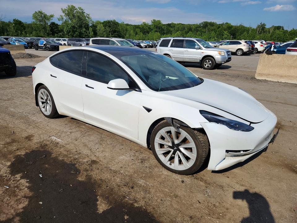 2021 Tesla Model 3 მანქანა იყიდება აუქციონზე, vin: 5YJ3E1EB7MF047435, აუქციონის ნომერი: 57902666