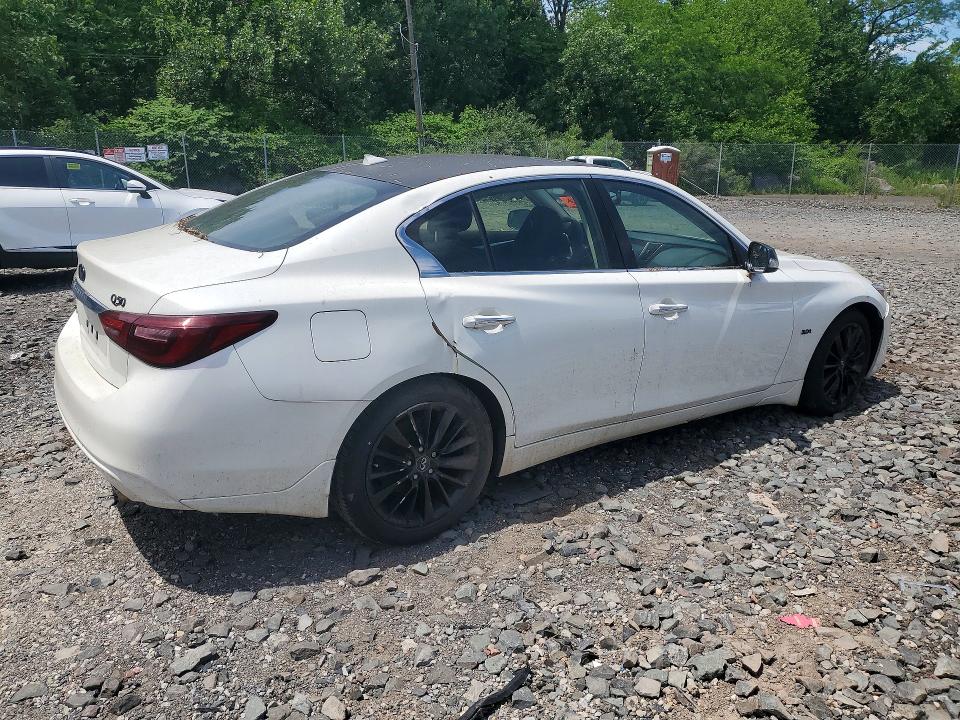 57968826 :رقم المزاد ، JN1EV7AR8JM438520 vin ، 2018 Infiniti Q50 مزاد بيع