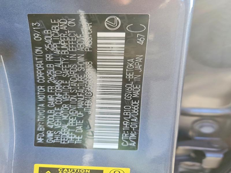Aukcja sprzedaży 2014 Lexus Es, vin: JTHBK1GG6E2088168, numer aukcji: 55926406