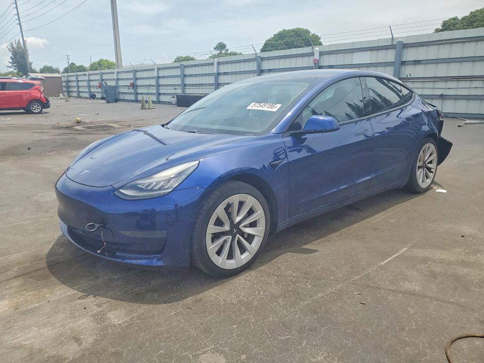Продажа на аукционе авто 2021 Tesla Model 3, vin: 5YJ3E1EA1MF849910, номер лота: 57549186