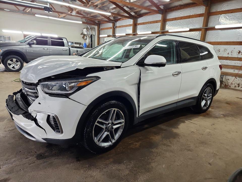 2018 Hyundai Santa Fe მანქანა იყიდება აუქციონზე, vin: KM8SR4HF2JU258685, აუქციონის ნომერი: 56345636