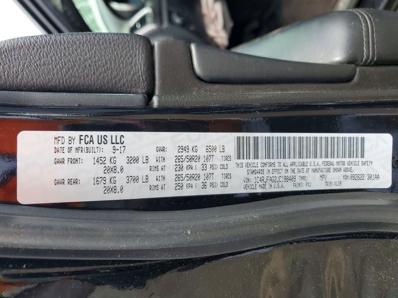 Продажа на аукционе авто 2018 Jeep Grand Cherokee, vin: 1C4RJFAG2JC188409, номер лота: 56520866