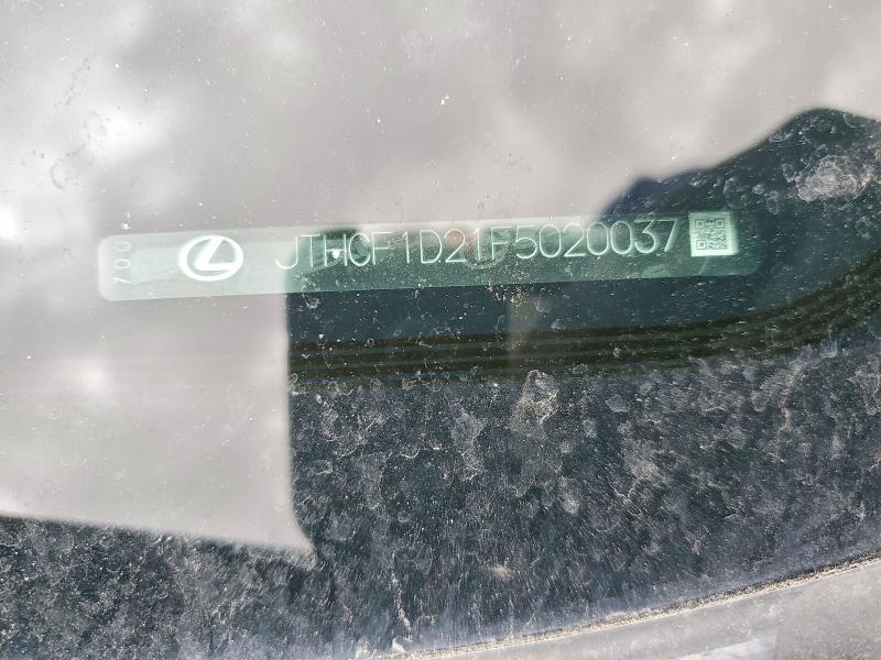58413886 :رقم المزاد ، JTHCF1D21F5020037 vin ، 2015 Lexus Is مزاد بيع