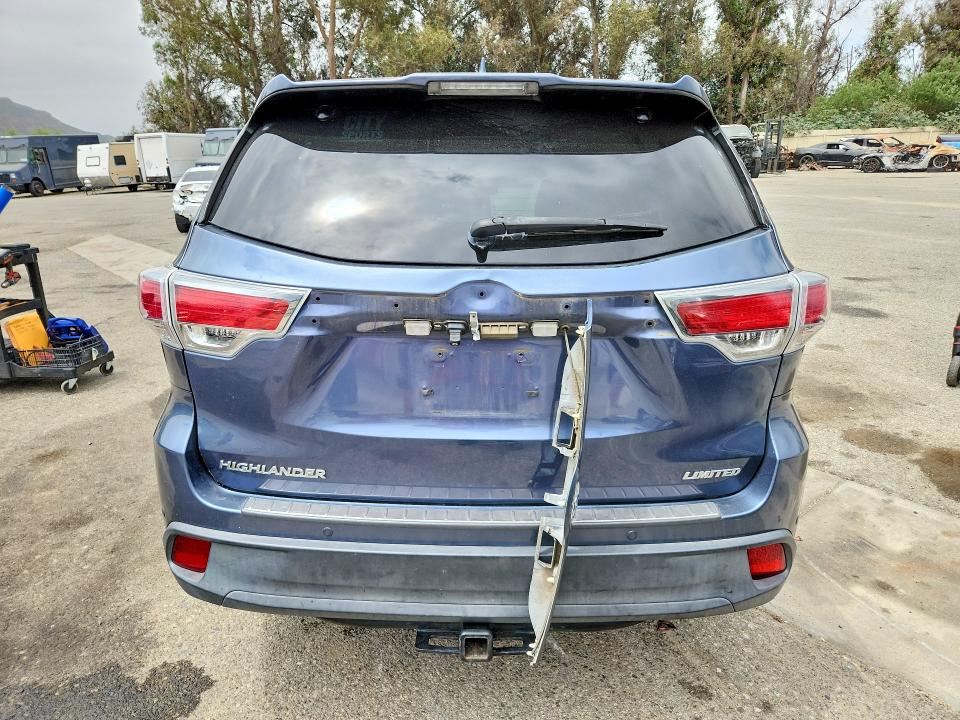 58952726 :رقم المزاد ، 5TDYKRFH2ES036730 vin ، 2014 Toyota Highlander مزاد بيع