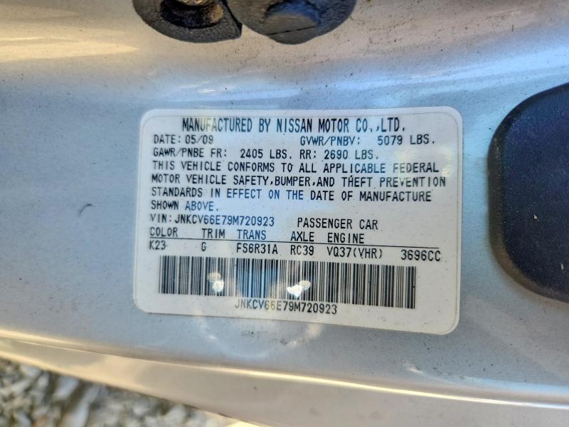 Продаж на аукціоні авто 2009 Infiniti G37 Convertible, vin: JNKCV66E79M720923, номер лоту: 58827756