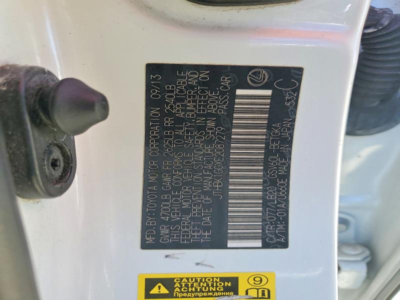 Продажа на аукционе авто 2014 Lexus Es, vin: JTHBK1GGXE2087279, номер лота: 58333536
