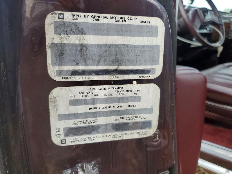 Продажа на аукционе авто 1986 Cadillac Fleetwood, vin: 1G6DW69Y9G9743180, номер лота: 56077196