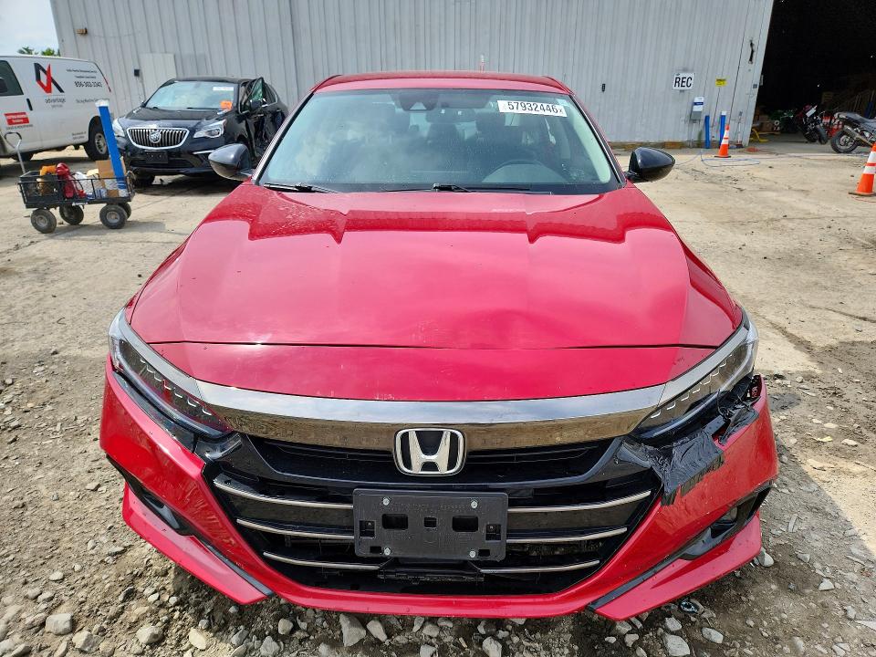 57932446 :رقم المزاد ، 1HGCV1F42MA003238 vin ، 2021 Honda Accord مزاد بيع