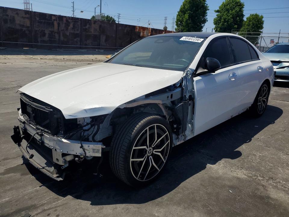 2022 Mercedes-benz C მანქანა იყიდება აუქციონზე, vin: W1KAF4GBXNR055520, აუქციონის ნომერი: 56466896
