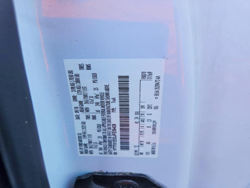 57746836 :رقم المزاد ، 1FTFX1E53JFE59439 vin ، 2018 Ford F150 مزاد بيع
