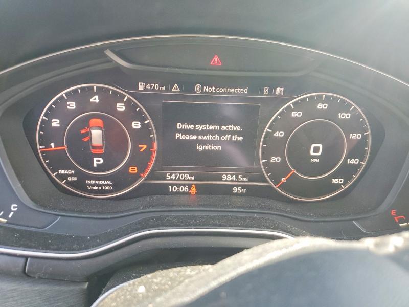 2018 Audi A4 Allroad მანქანა იყიდება აუქციონზე, vin: WA18NAF41JA023684, აუქციონის ნომერი: 73342255