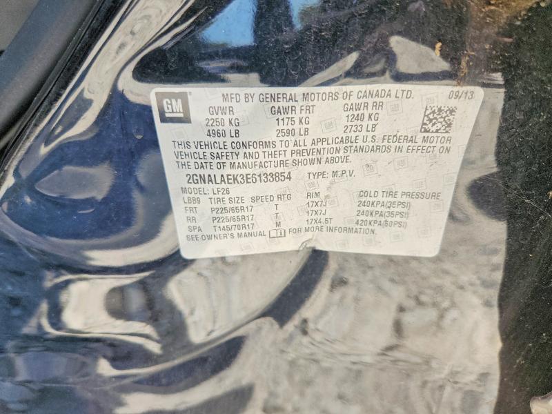 Продажа на аукционе авто 2014 Chevrolet Equinox, vin: 2GNALAEK3E6133854, номер лота: 56235196