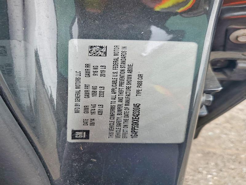 Продажа на аукционе авто 2014 Buick Verano, vin: 1G4PP5SKXE4233045, номер лота: 55995266