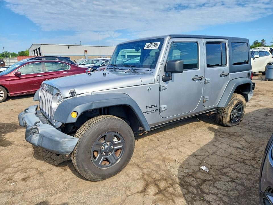 58088796 :رقم المزاد ، 1C4BJWDG5GL330256 vin ، 2016 Jeep Wrangler Unlimited مزاد بيع