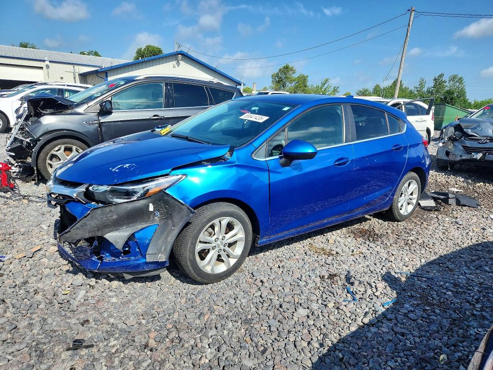 Продаж на аукціоні авто 2019 Chevrolet Cruze, vin: 3G1BE6SM0KS627833, номер лоту: 58841436
