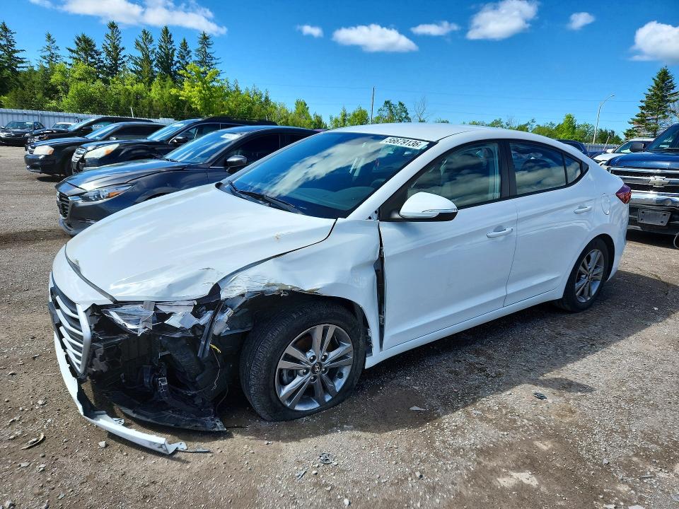 Продаж на аукціоні авто 2018 Hyundai Elantra, vin: KMHD84LFXJU495525, номер лоту: 56679136