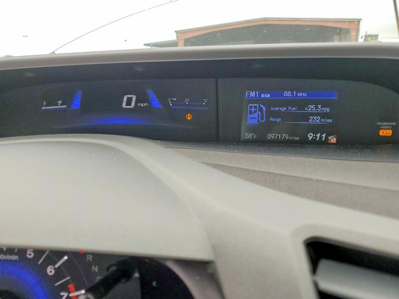 Продаж на аукціоні авто 2012 Honda Civic, vin: 19XFB2F85CE387895, номер лоту: 58448906