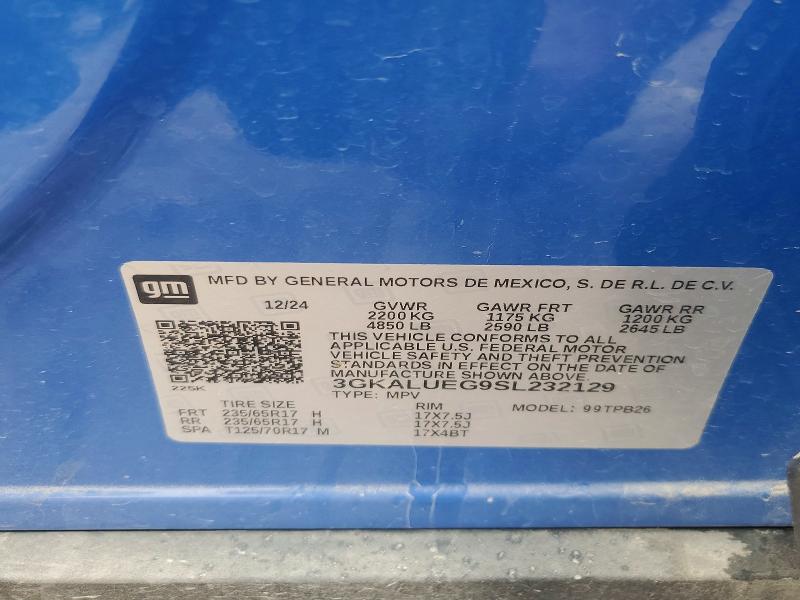 56706936 :رقم المزاد ، 3GKALUEG9SL232129 vin ، 2025 Gmc Terrain مزاد بيع