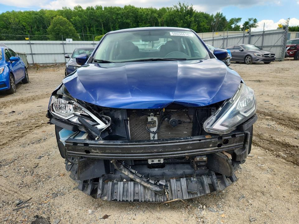 58656616 :رقم المزاد ، 3N1AB7AP0KY265130 vin ، 2019 Nissan Sentra مزاد بيع