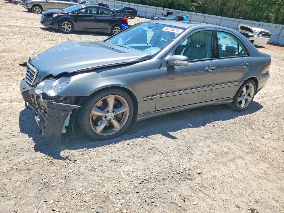 56770616 :رقم المزاد ، WDBRF52H36F781395 vin ، 2006 Mercedes-benz C مزاد بيع