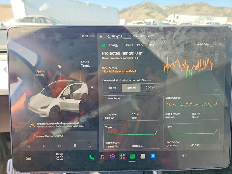 Продажа на аукционе авто 2020 Tesla Model Y, vin: 5YJYGDEE4LF055759, номер лота: 57382486