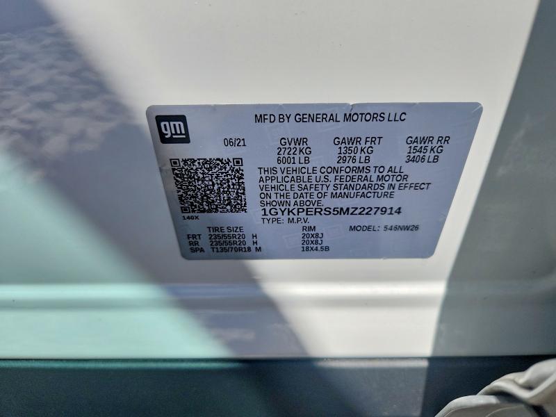 Aukcja sprzedaży 2021 Cadillac Xt6, vin: 1GYKPERS5MZ227914, numer aukcji: 56037516