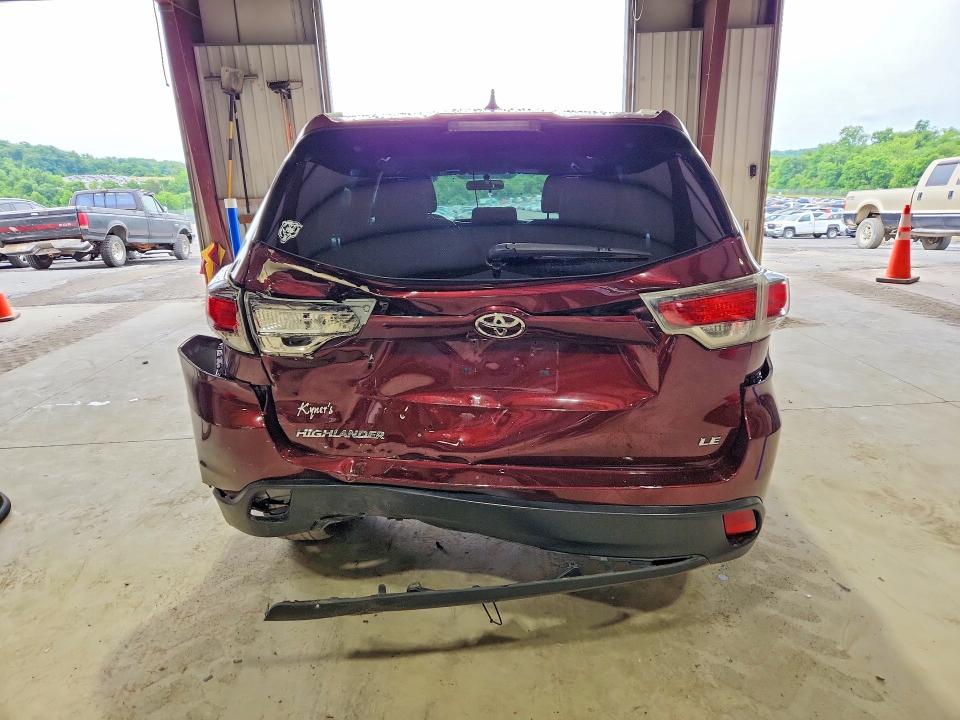 Aukcja sprzedaży 2015 Toyota Highlander, vin: 5TDZKRFH8FS077434, numer aukcji: 56784296