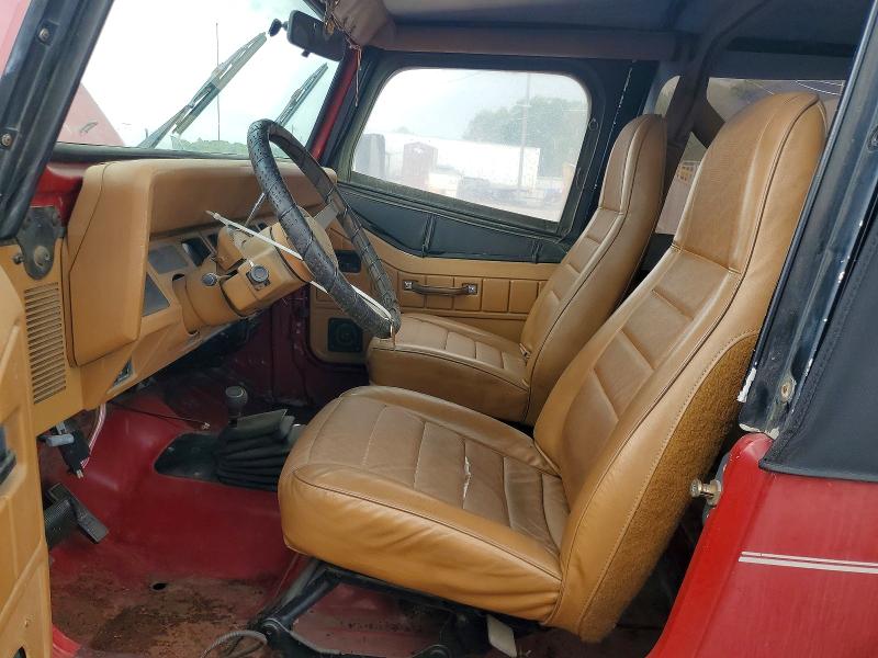 56352986 :رقم المزاد ، 2BCCZ81J1HB535374 vin ، 1987 Jeep Wrangler مزاد بيع