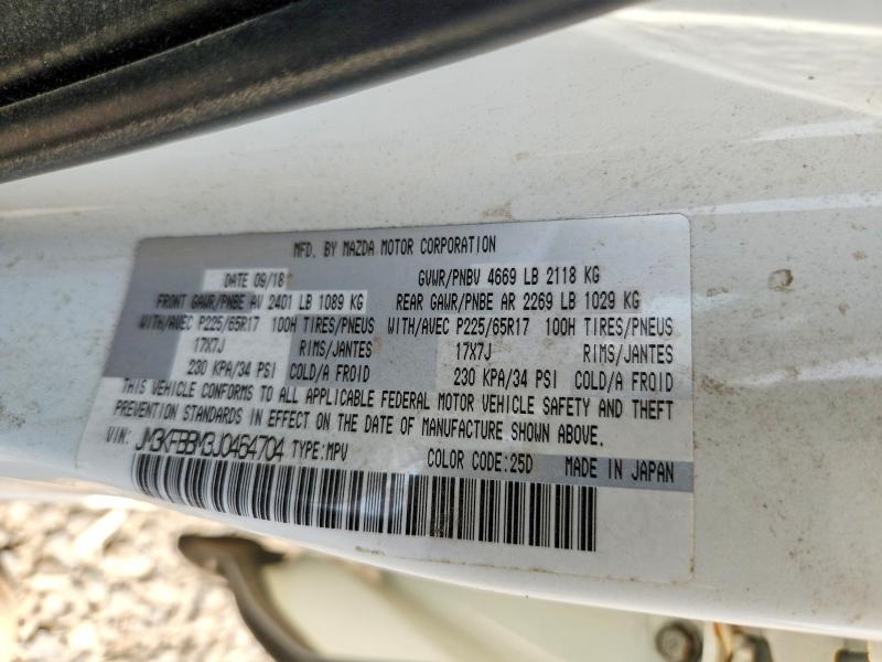 Aukcja sprzedaży 2018 Mazda Cx-5, vin: JM3KFBBM3J0464704, numer aukcji: 56170066