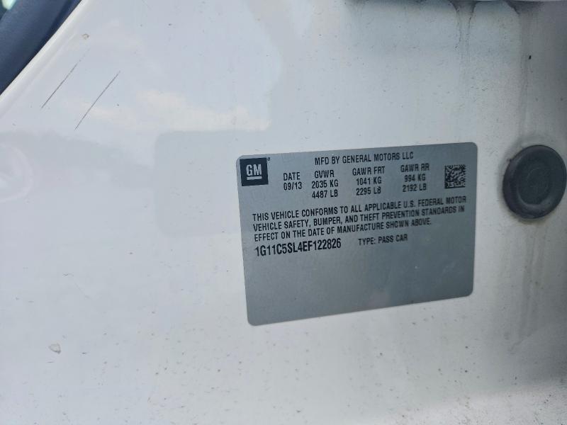 Продаж на аукціоні авто 2014 Chevrolet Malibu, vin: 1G11C5SL4EF122826, номер лоту: 57030066