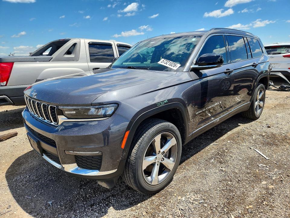57321026 :رقم المزاد ، 1C4RJKBG4M8191231 vin ، 2021 Jeep Grand Cherokee مزاد بيع