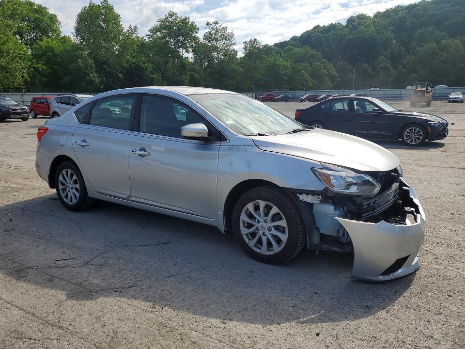 57312196 :رقم المزاد ، 3N1AB7AP5KY245827 vin ، 2019 Nissan Sentra مزاد بيع