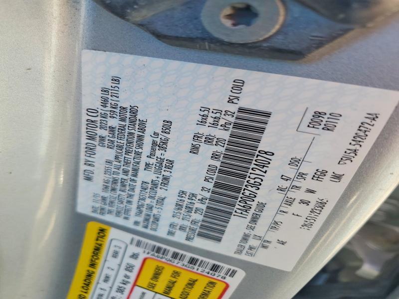 Продаж на аукціоні авто 2016 Ford Fusion, vin: 1FA6P0G73G5124078, номер лоту: 58602966