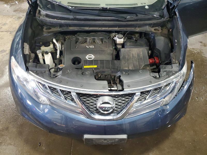 2014 Nissan Murano მანქანა იყიდება აუქციონზე, vin: JN8AZ1MW7EW502656, აუქციონის ნომერი: 55609206