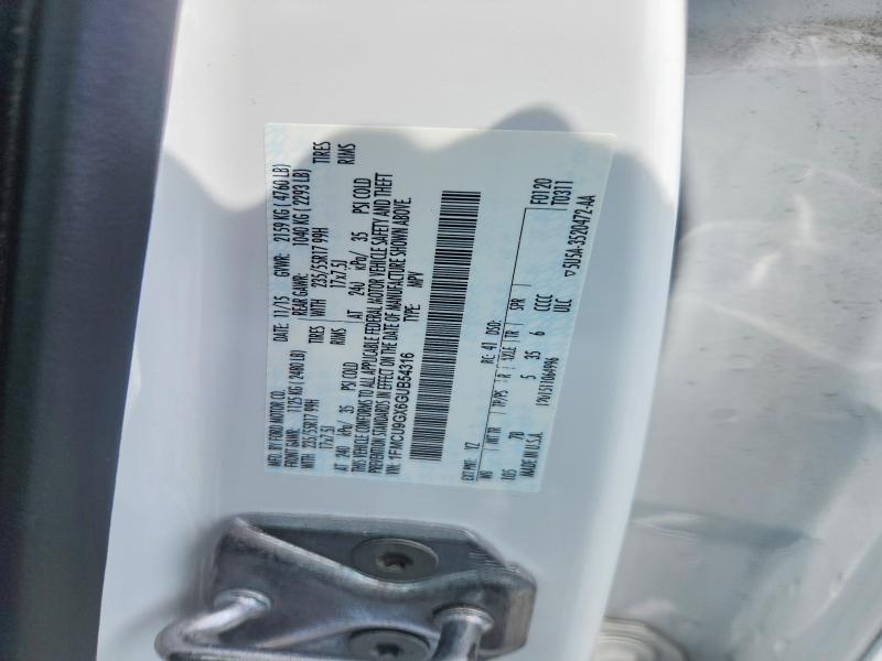 Aukcja sprzedaży 2016 Ford Escape, vin: 1FMCU9GX6GUB54316, numer aukcji: 57466176